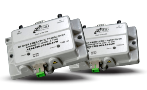 Optical Zonu's RF over Fiber Modules - Receivers, Transmitters and Transceivers Image of Optical Zonu's RF over Fiber Modules - Receivers, Transmitters and Transceivers