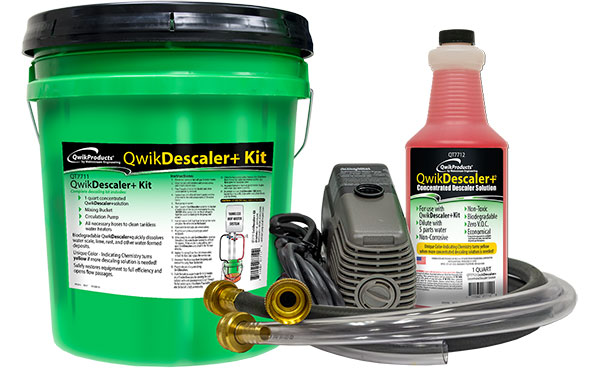 QwikProducts' QwikDescaler+® Kit QT7711 Image of QwikProducts' QwikDescaler+® Kit QT7711