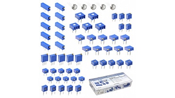KIT POT TRIM 500-100K OHM 60PCS image of KIT POT TRIM 500-100K OHM 60PCS