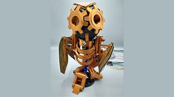 Odysseus, Steampunk Robot Owl image of Odysseus, Steampunk Robot Owl