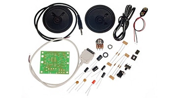 3.5MM JACK - DELUXE STEREO AMPLIFIER KIT image of 3.5MM JACK - DELUXE STEREO AMPLIFIER KIT