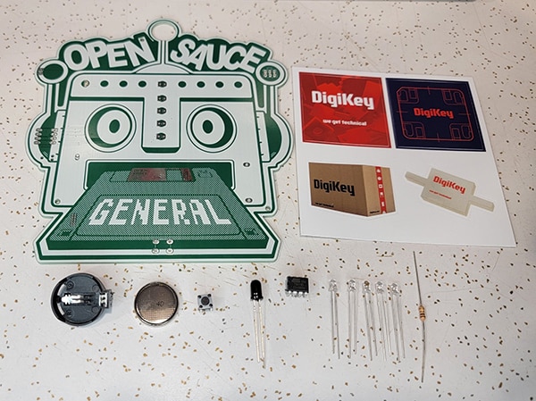 Assembling your 2025 Open Sauce Badge Assembling your 2025 Open Sauce Badge