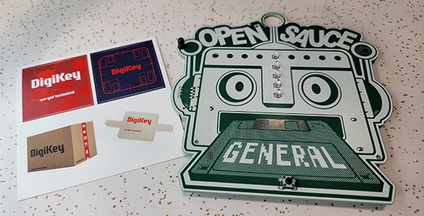 Assembling your 2025 Open Sauce Badge Assembling your 2025 Open Sauce Badge