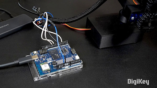 Face Expression Detection Robot with Arduino UNO Q Image of Face Expression Detection Robot with Arduino UNO Q
