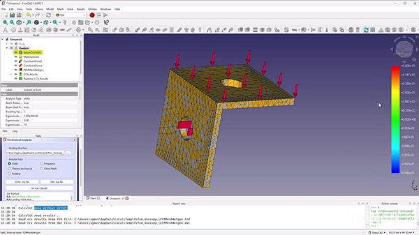 Intro to FreeCAD Part 10: Finite Element Method (FEM) WorkBench Tutorial Intro to FreeCAD Part 10: Finite Element Method (FEM) WorkBench Tutorial