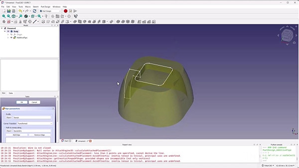 Intro to FreeCAD Part 6: Revolutions Pipes and Lofts Intro to FreeCAD Part 6: Revolutions Pipes and Lofts