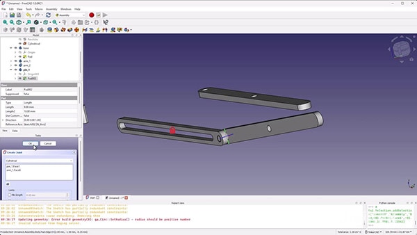 Intro to FreeCAD Part 9: Assembly Tutorial Intro to FreeCAD Part 9: Assembly Tutorial