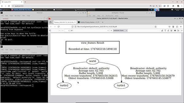 Intro to ROS Part 11: TF2 Broadcasters and Listeners Image of Intro to ROS Part 11: TF2 Broadcasters and Listeners
