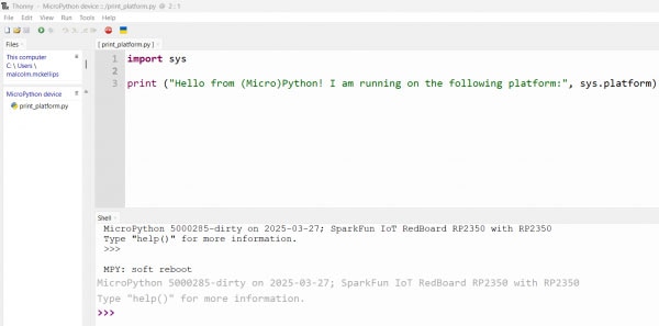 Setup and Using MicroPython for Beginners Image of Setup and Using MicroPython for Beginners