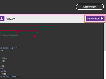 CircuitPython Web Workflow Code Editor Quick Start Image of CircuitPython Web Workflow Code Editor Quick Start