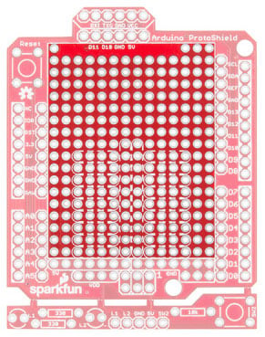 SparkFun Arduino ProtoShield Hookup Guide Image of SparkFun Arduino ProtoShield Hookup Guide
