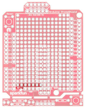 SparkFun Arduino ProtoShield Hookup Guide Image of SparkFun Arduino ProtoShield Hookup Guide
