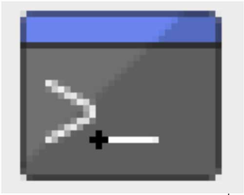 The terminal icon Image of The terminal icon