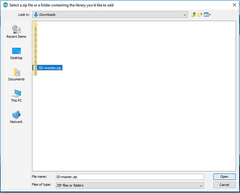 The downloads folder Image of The downloads folder