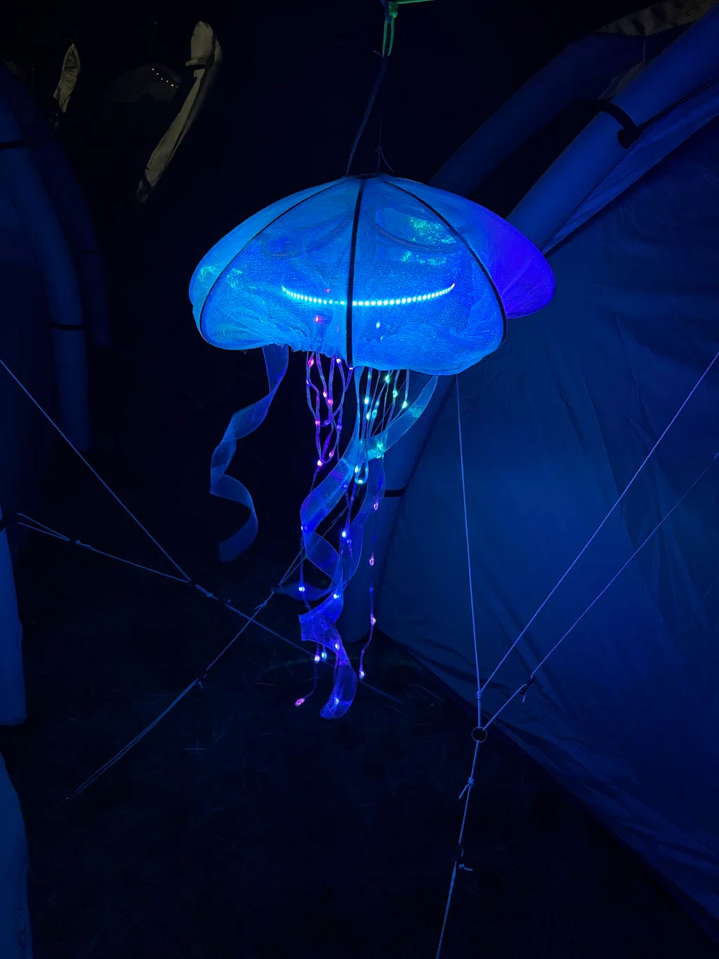 Building A Swarm of Sound Reactive Jellyfish Image of Building A Swarm of Sound Reactive Jellyfish