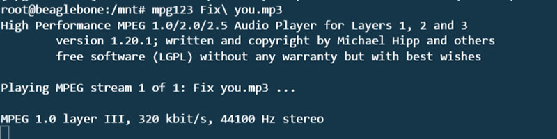 Figure 10: Playing music on the BBG Wireless using Bluetooth Alt Text