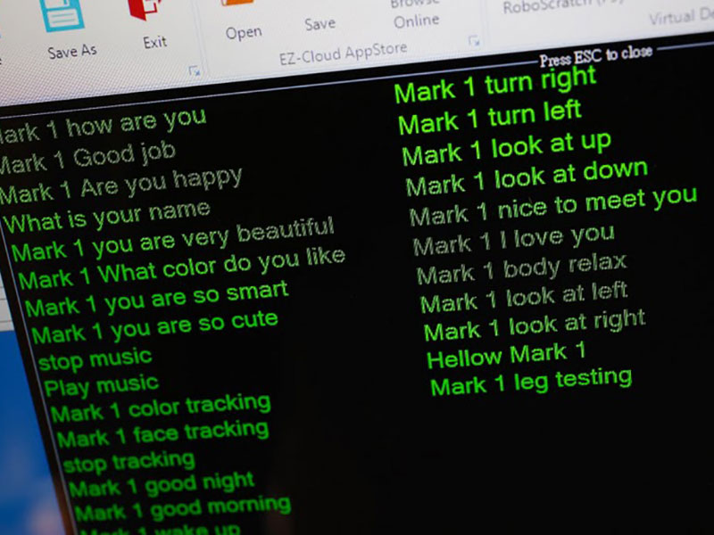 Building a Humanoid Hollywood Star - Verbal voice commands Building a Humanoid Hollywood Star - Verbal voice commands