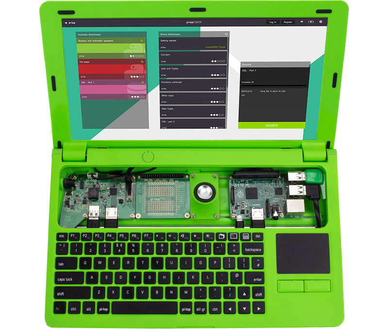 pi-top CEED  Intel x86 Single Board Computer Boom