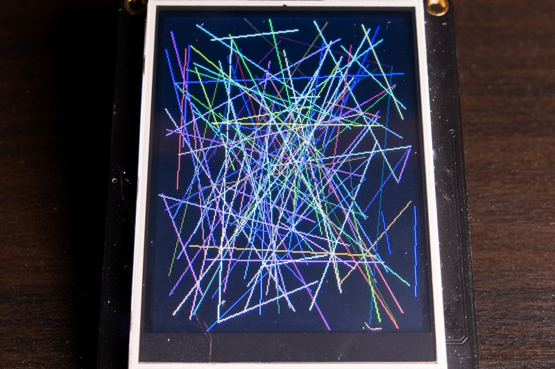 MicroPython Displays Drawing Shapes