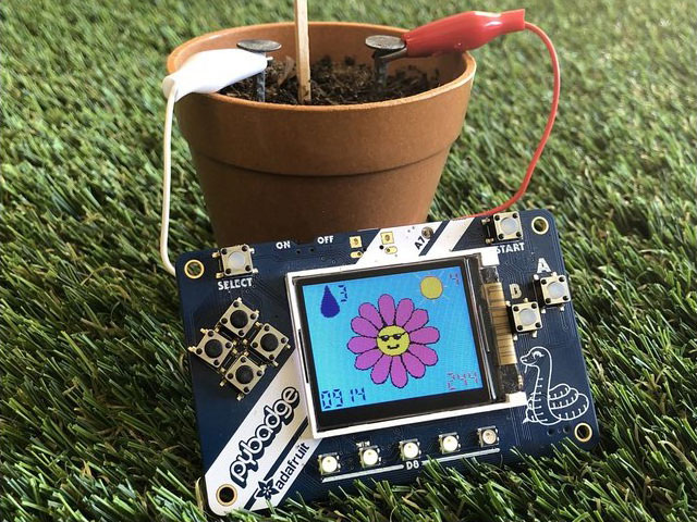 Plantagotchi: PyBadge Plant Monitor