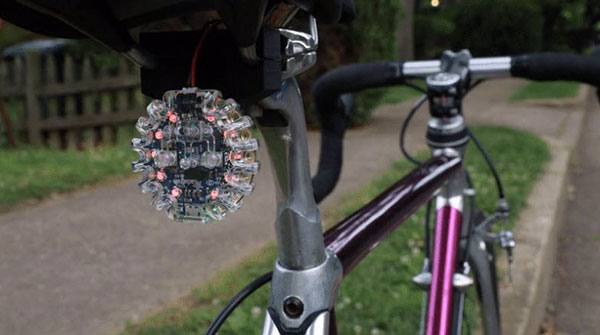 Circuit Playground Bluefruit Automatic Bike Brake Light
