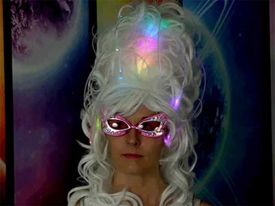 Glowing Beehive Hairdo Wig