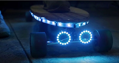 Trinket NeoPixel LED Longboard