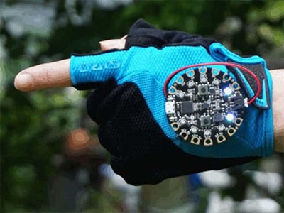 Circuit Playground Bike Glove