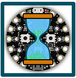 Circuit Playground Hourglass