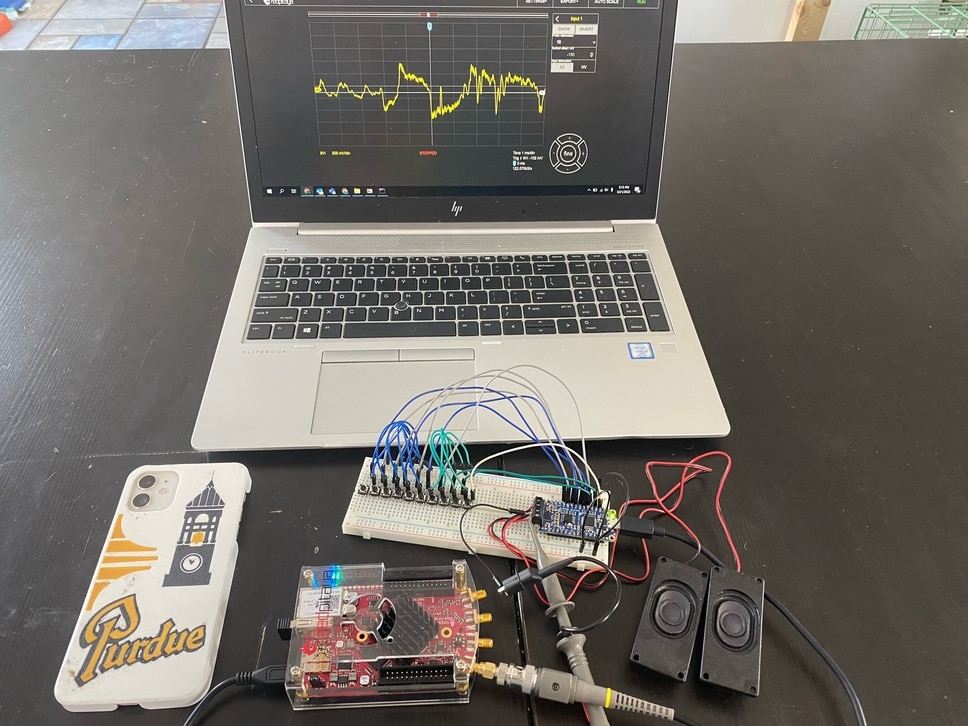 Using Adafruit's Sound FX Board with Red Pitaya!