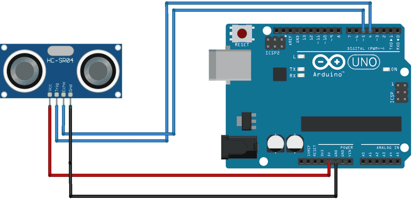 Interfacing ultrasonic sensor with Arduino