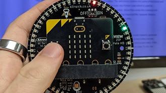 How to Create a Reaction Game for HaloHD for micro:bit with EduBlocks