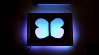 Illuminated Butterfly Wall Art