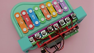 Solderless Robot Toy Xylophone