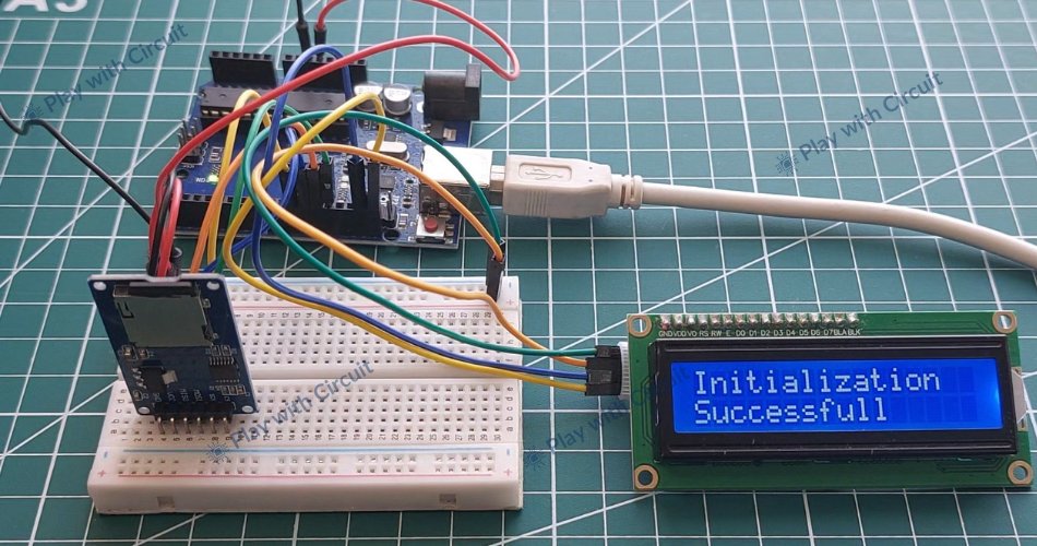 Micro SD Card Module interfacing with Arduino