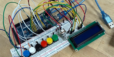 An electronic breadboard and microcontroller dev board