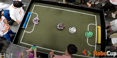 Image of Related Content Card: Robocup Junior Soccer Competition - Small Robots and Their Supporting Devices