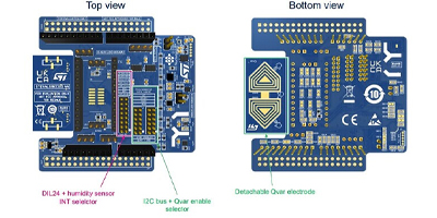 Image of Related Content Card: What hardware does STMicroelectronics' X-NUCLEO-IKS4A1 expansion board feature?