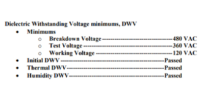 Image of Related Content: Difference between the Breakdown Voltage, Dielectric Withstand Voltage and Rating Voltage