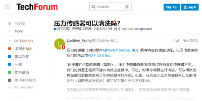 Image of Related Content Card: Can a Pressure Sensor be Washed?