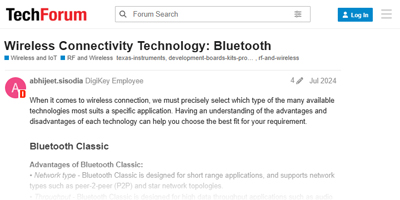 Image of Wireless Connectivity Technology: Bluetooth