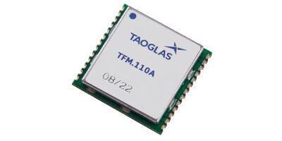 Image of The Taoglas TFM.110A is a surface mount, GNSS front end covering the full multiband GNSS spectrum