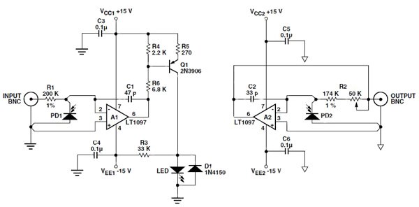 Image of A precision linear opto-isolated example from Avago