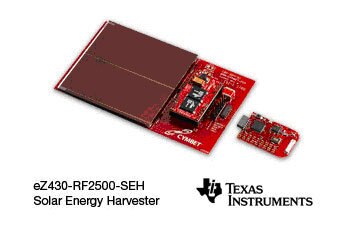 Image of TI’s solar energy harvesting development kit