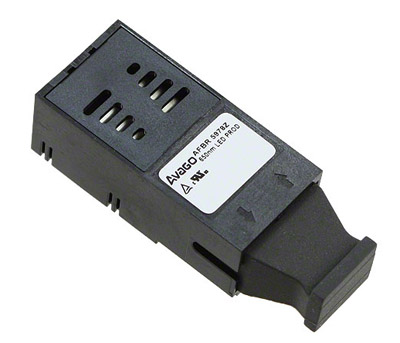 Image of Avago’s 650 nm transceiver for Fast Ethernet