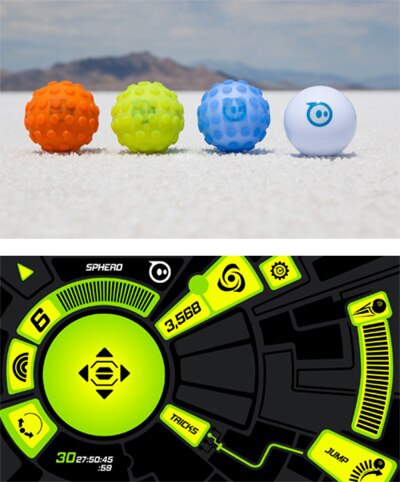 Image of robotic ball developed by Orbotix