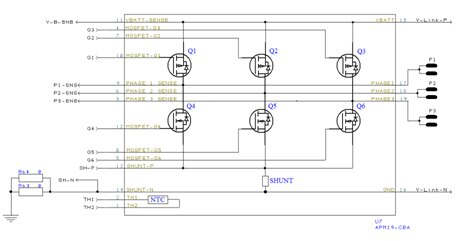 Image of power module internal schematic