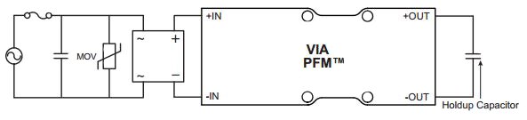 Diagram of Vicor VIA PFM module