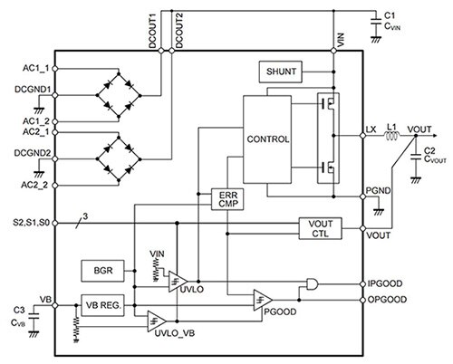 Diagram of MB39C811 from Cypress Semiconductor