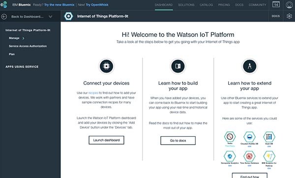 Welcome to the Watson IoT Platform